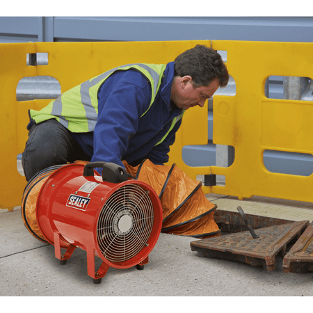 Sealey Portable Ventilator 300mm with 5mtr Ducting Model No-VEN300