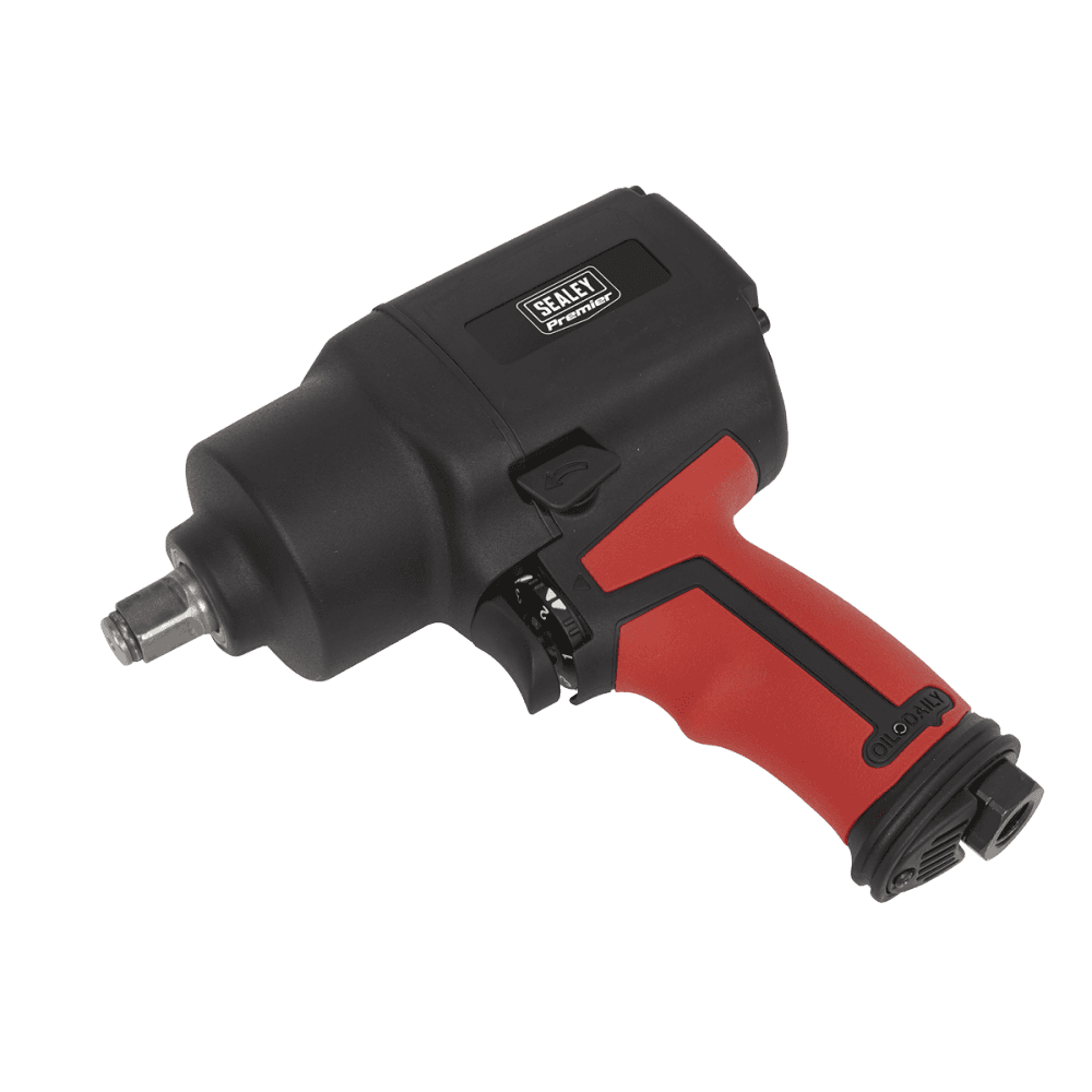 Sealey Air Impact Wrench 1/2"Sq Drive Twin Hammer Model No-SA6002