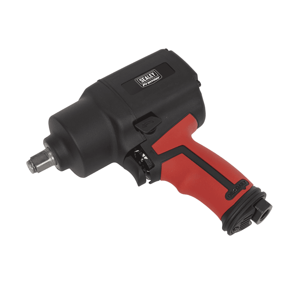 Sealey Air Impact Wrench 1/2"Sq Drive Twin Hammer Model No-SA6002