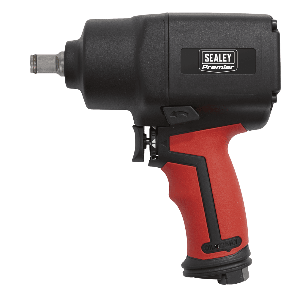 Sealey Air Impact Wrench 1/2"Sq Drive Twin Hammer Model No-SA6002