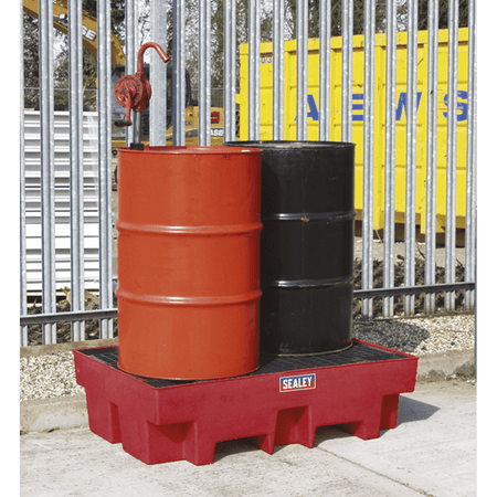 Sealey Barrel Bund Polyethylene 1220 x 820 x 330mm Model No-DRP12