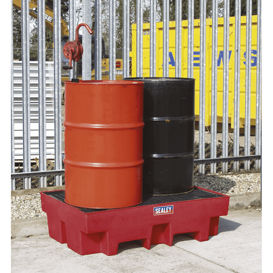 Sealey Barrel Bund Polyethylene 1220 x 820 x 330mm Model No-DRP12