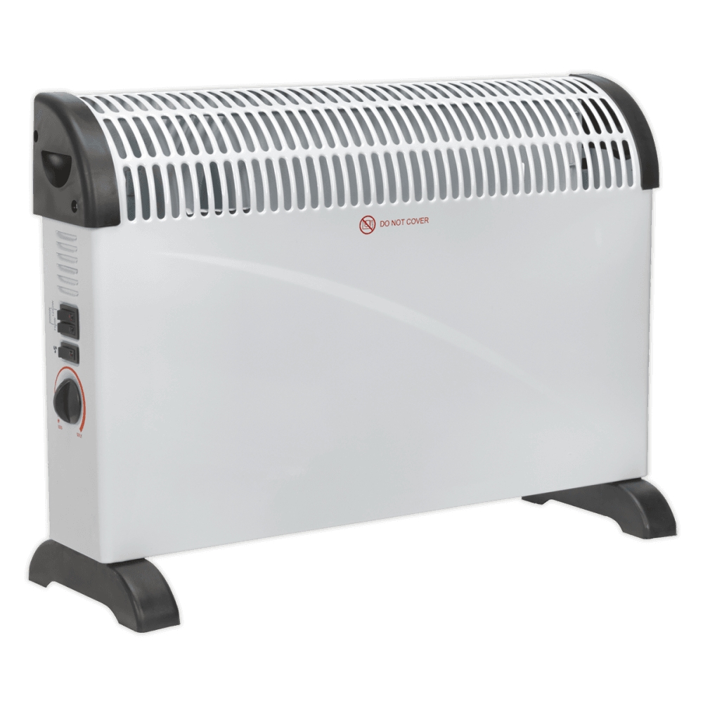 Sealey Convector Heater 2000W 3 Heat Settings Thermostat Turbo Fan Model No-CD2005T