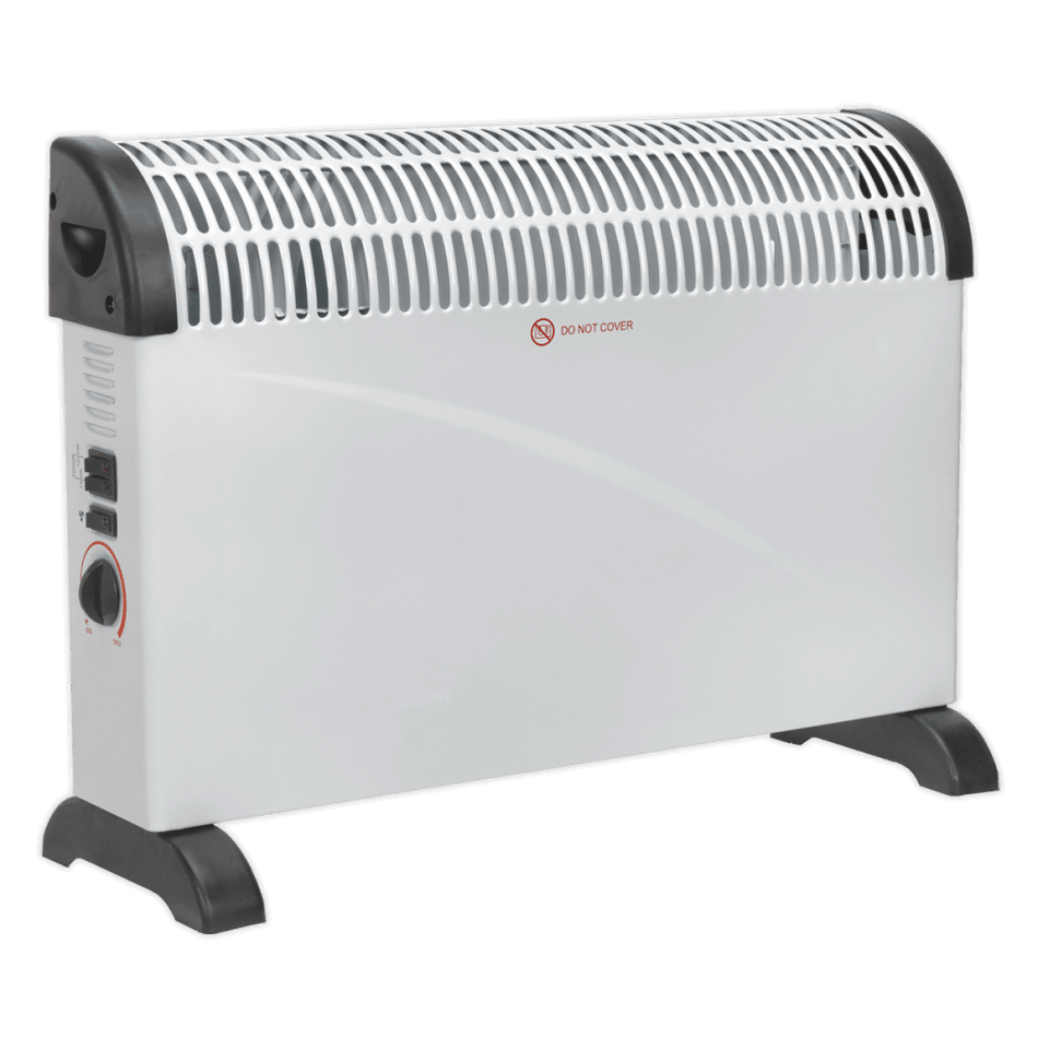 Sealey Convector Heater 2000W 3 Heat Settings Thermostat Turbo Fan Model No-CD2005T