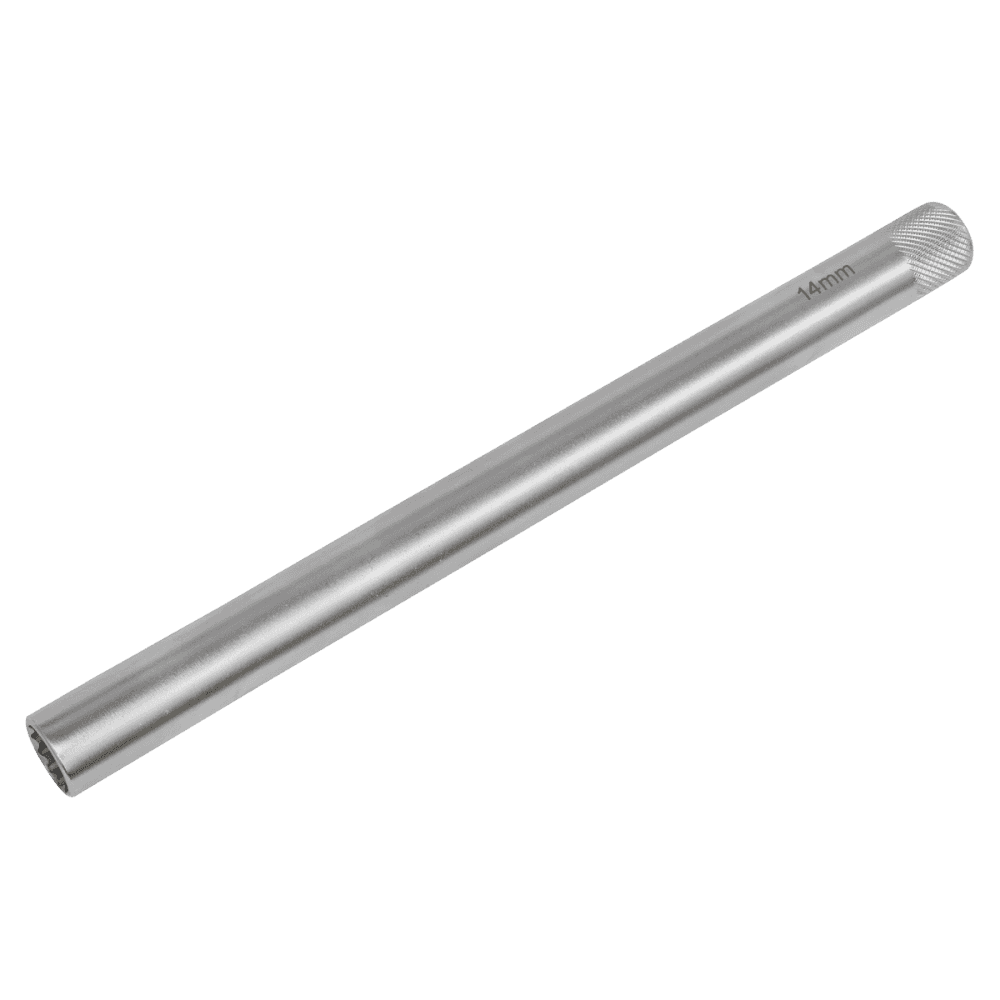 Sealey Spark Plug Socket 14mm 3/8"Sq Drive 250mm Model No-AK6551