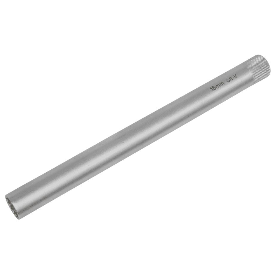 Sealey Spark Plug Socket 16mm 3/8"Sq Drive 250mm Model No-AK6552