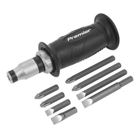 Sealey Impact Driver Set 10pc Protection Grip Model No-AK2082