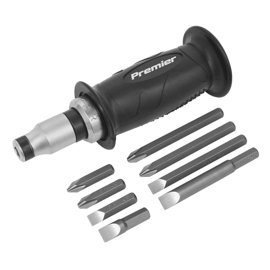 Sealey Impact Driver Set 10pc Protection Grip Model No-AK2082