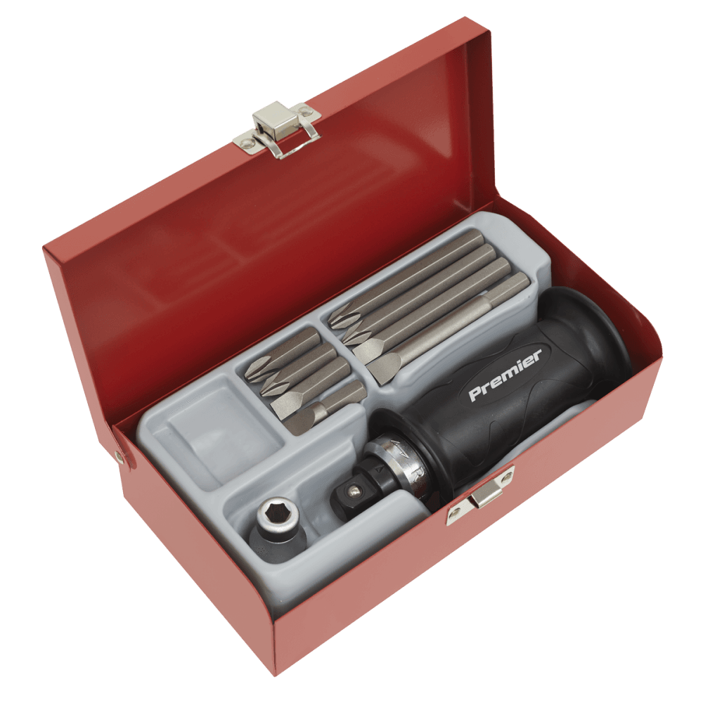 Sealey Impact Driver Set 10pc Protection Grip Model No-AK2082