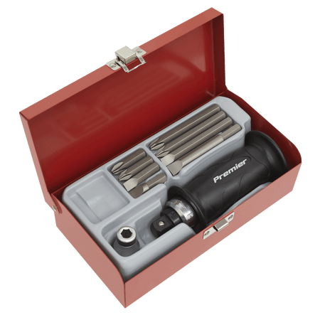 Sealey Impact Driver Set 10pc Protection Grip Model No-AK2082