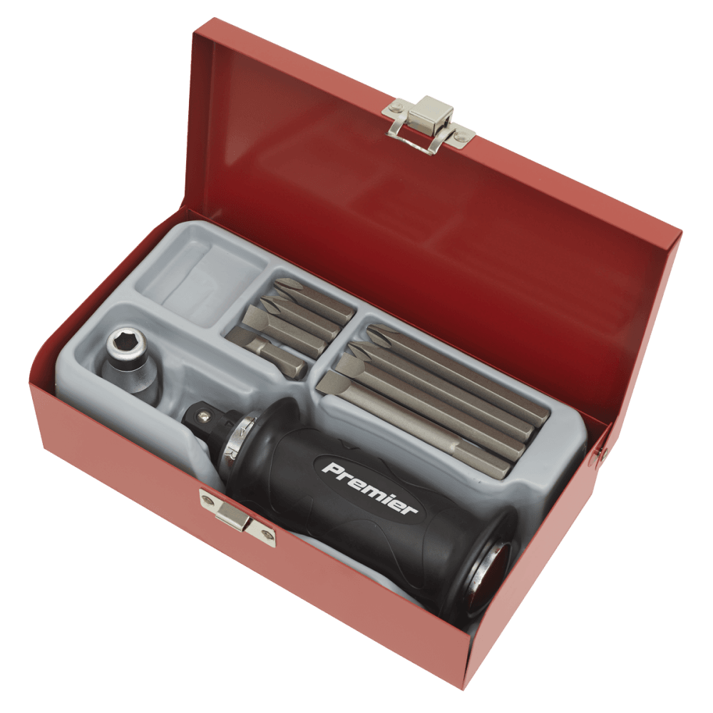 Sealey Impact Driver Set 10pc Protection Grip Model No-AK2082