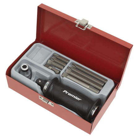 Sealey Impact Driver Set 10pc Protection Grip Model No-AK2082