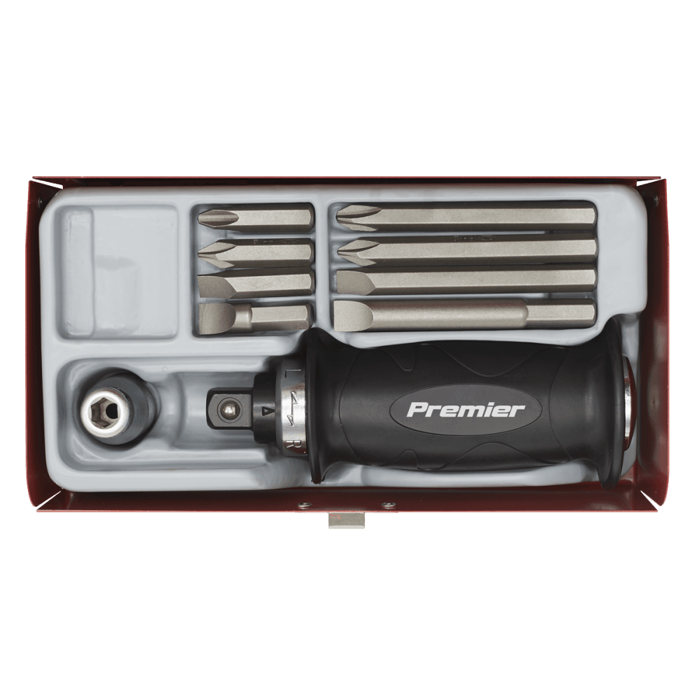 Sealey Impact Driver Set 10pc Protection Grip Model No-AK2082