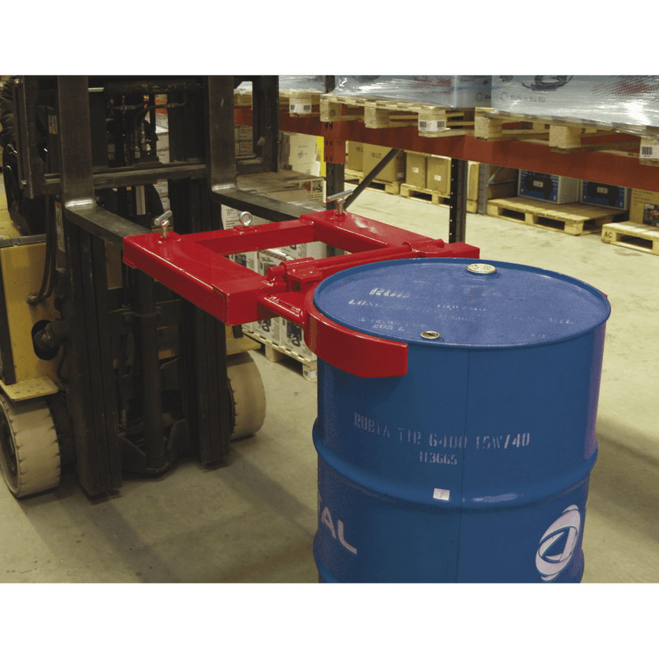 Sealey Forklift Drum Clamp Single 205ltr Model No-DG02