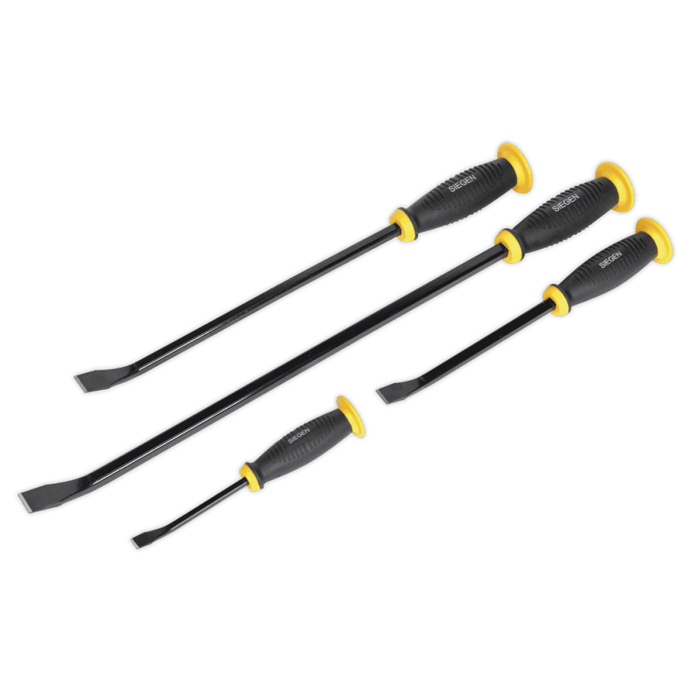 Sealey Prybar Set with Hammer Cap 4pc Model No-S0557