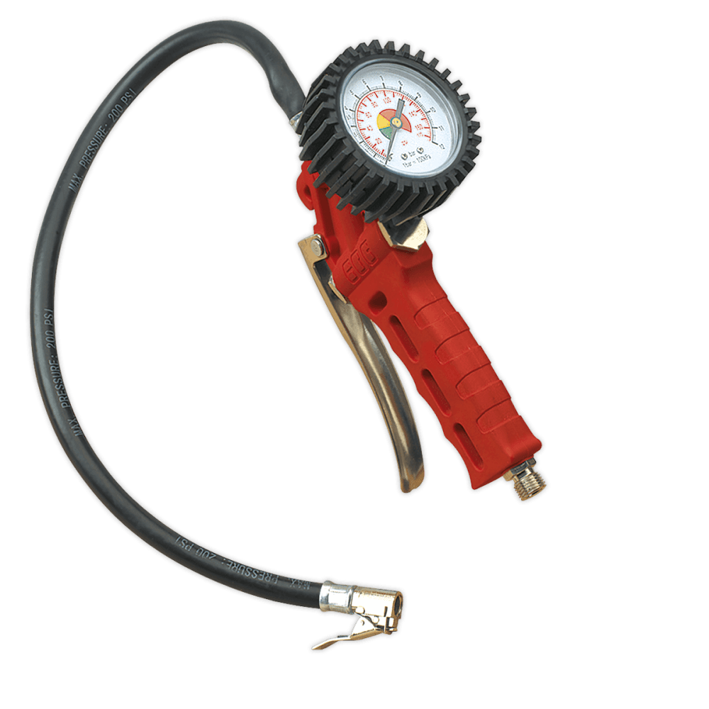 Sealey Tyre Inflator with Clip-On Connector Model No-SA9302