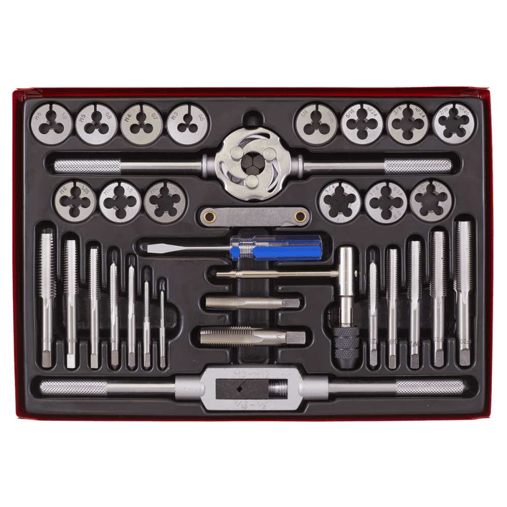 Sealey Tap & Die Set 33pc Split Dies Metric/UNF/BSP Model No-AK3033