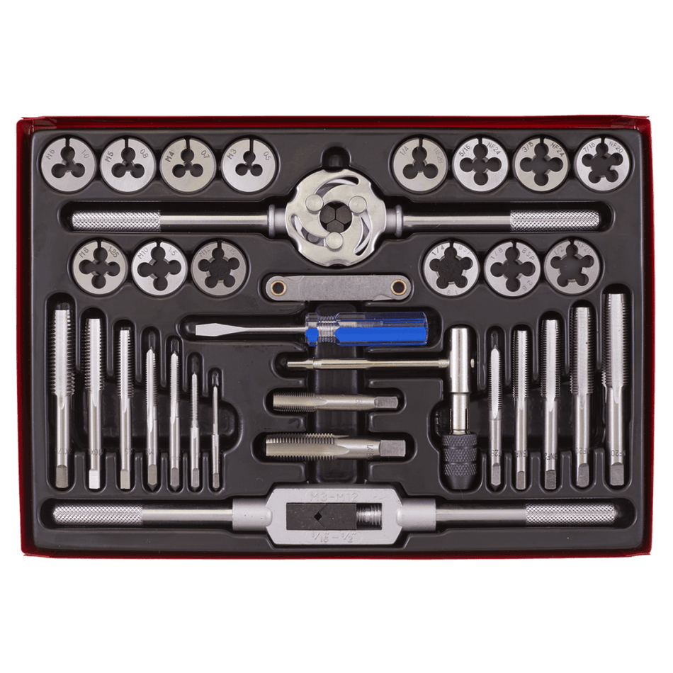 Sealey Tap & Die Set 33pc Split Dies Metric/UNF/BSP Model No-AK3033