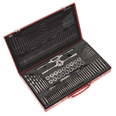 Sealey Tap & Die Set 76pc Split Dies Metric Model No-AK3076