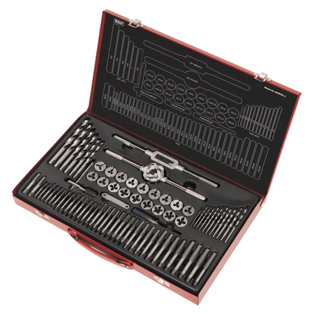 Sealey Tap & Die Set 76pc Split Dies Metric Model No-AK3076
