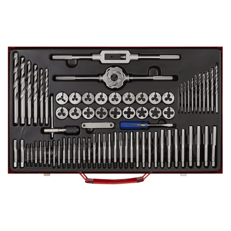 Sealey Tap & Die Set 76pc Split Dies Metric Model No-AK3076