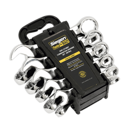 Sealey Combination Spanner Set 10pc Stubby Metric Model No-S0561