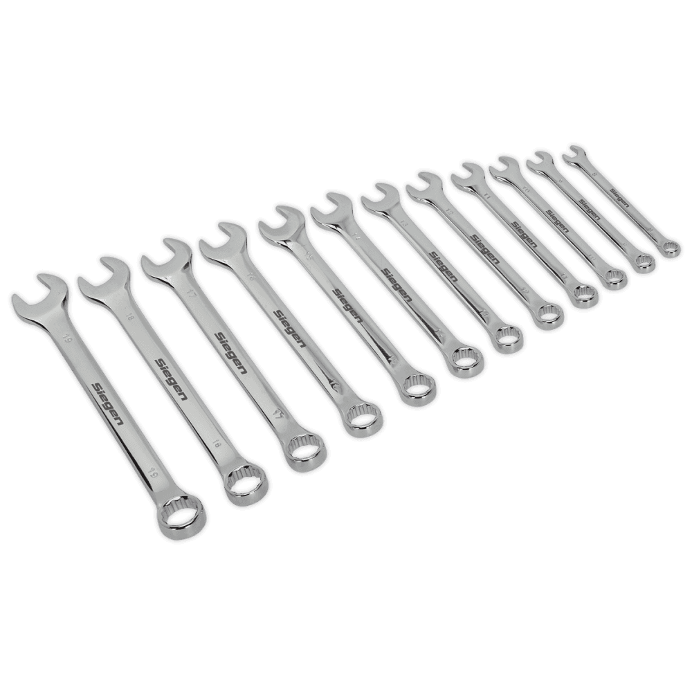 Sealey Combination Spanner Set 12pc Metric Model No-S0563