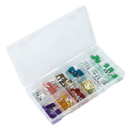 Sealey Automotive MINI Fuse Assortment 100pc Model No-BCF100