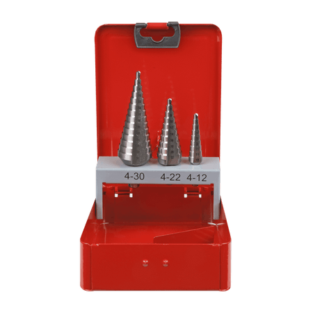 Sealey Step Drill Bit Set 3pc Model No-AK4733