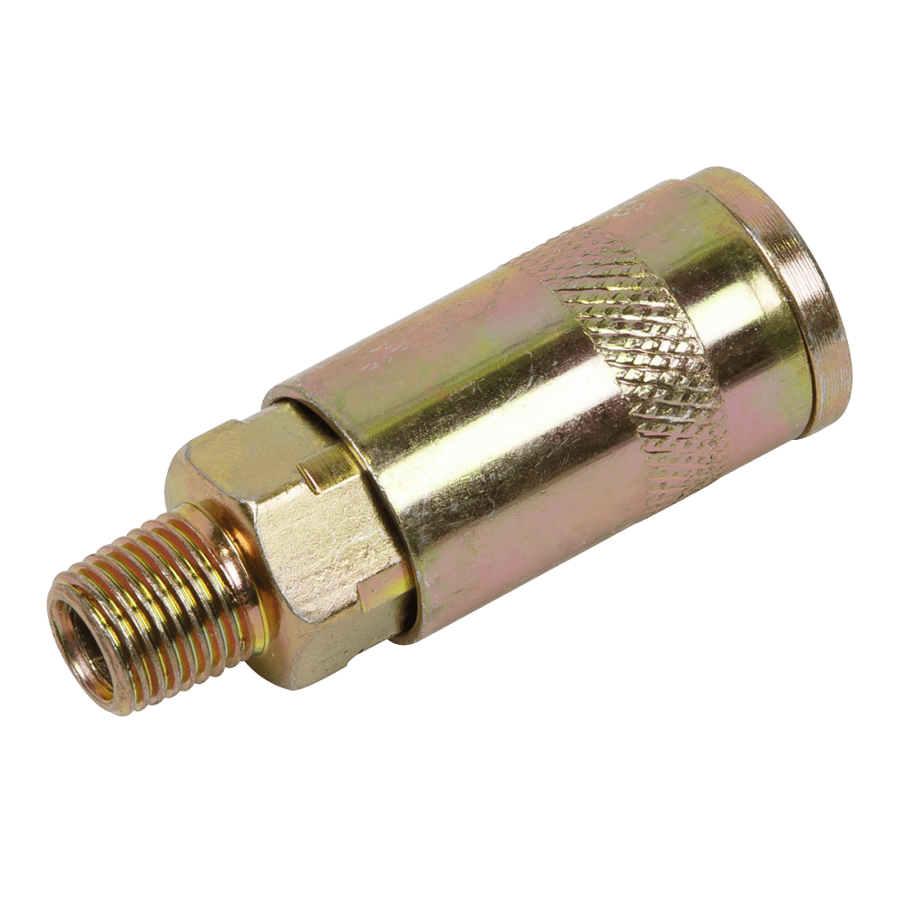 Sealey Coupling Body Male 1/4"BSPT Pack of 25 Model No-ACX01BP