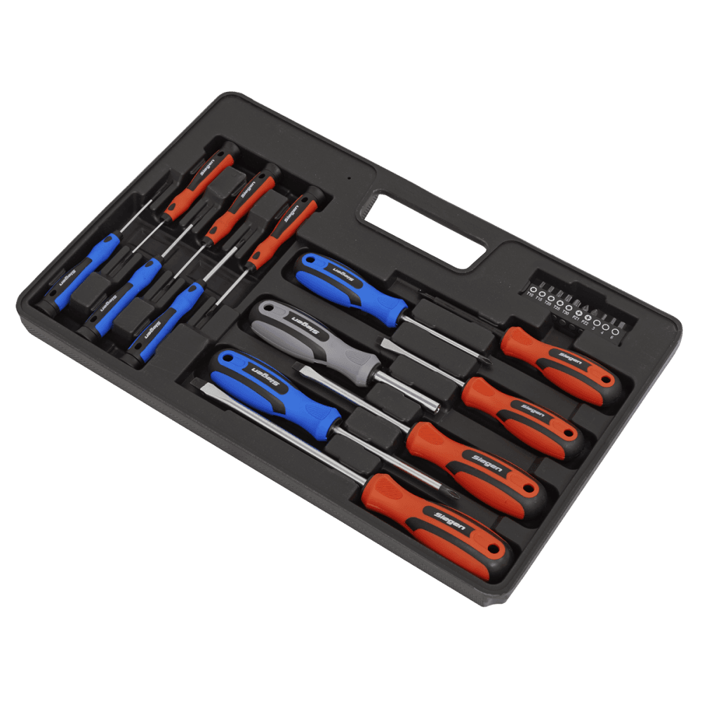 Sealey Soft Grip Screwdriver & Bit Set 23pc Model No-S0598
