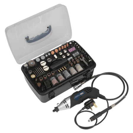 Sealey Multi-Purpose Rotary Tool & Engraver Kit 219pc 230V Model No-E5188