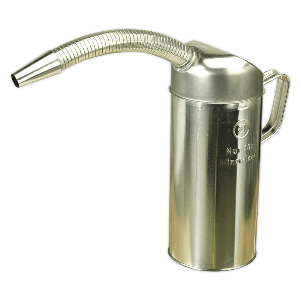 Sealey Measuring Jug Metal with Flexible Spout 2ltr Model No-JM2F