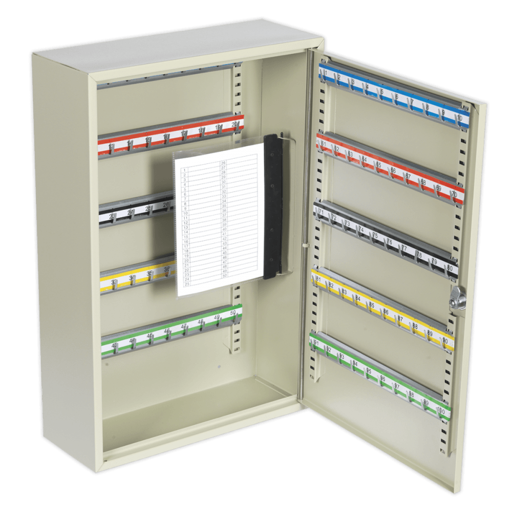 Sealey Key Cabinet 100 Key Capacity Deep Model No-SKC100D