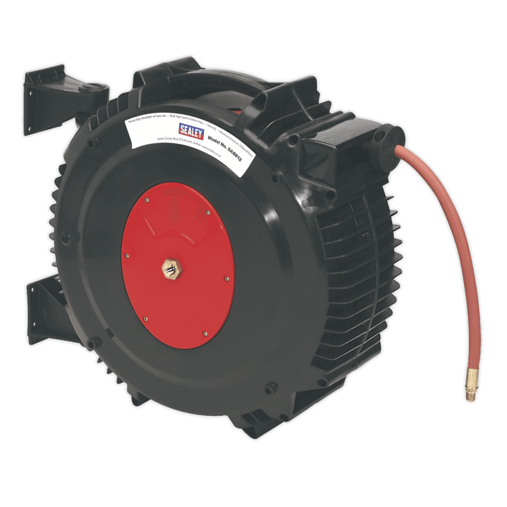 Sealey Retractable Air Hose Reel 15mtr 13mm ID TPR Hose Model No-SA8812
