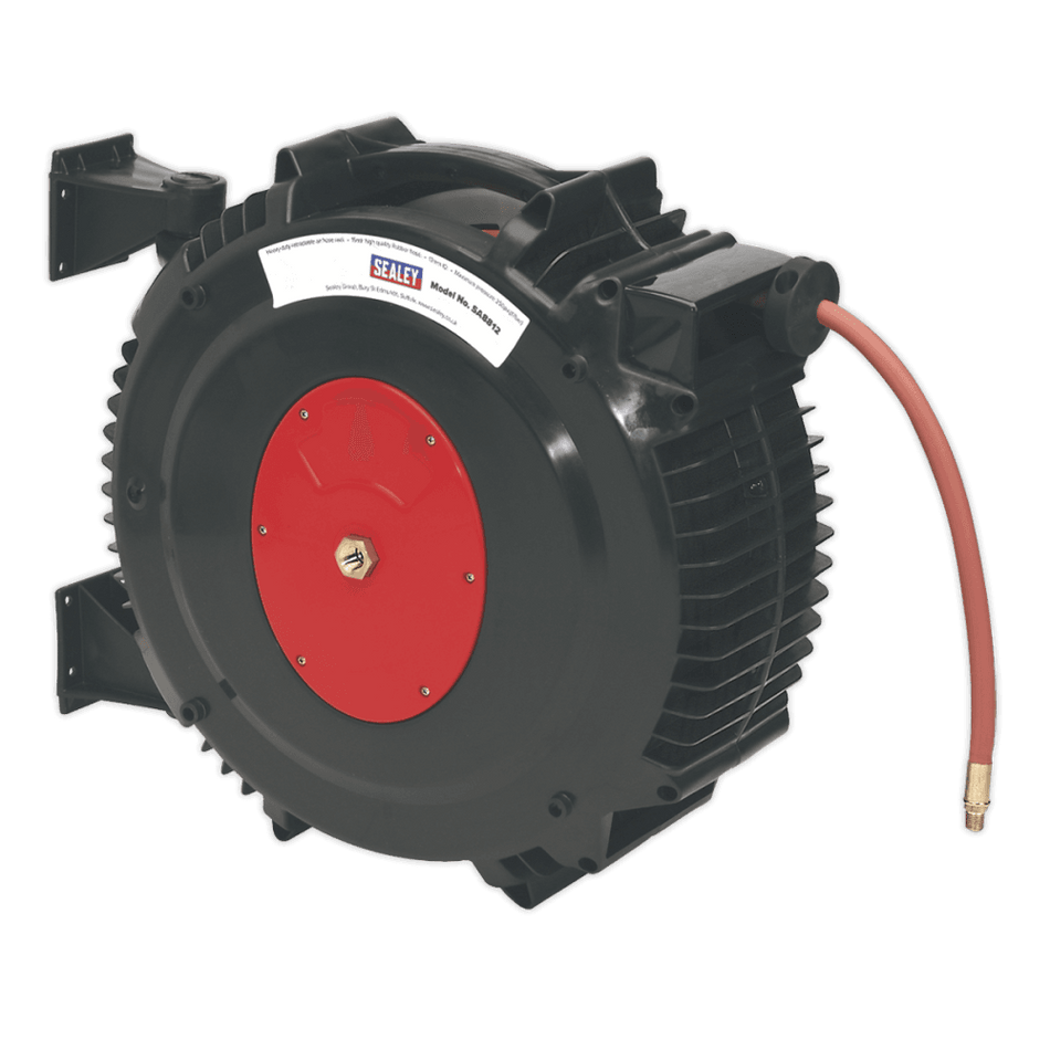 Sealey Retractable Air Hose Reel 15mtr 13mm ID TPR Hose Model No-SA8812
