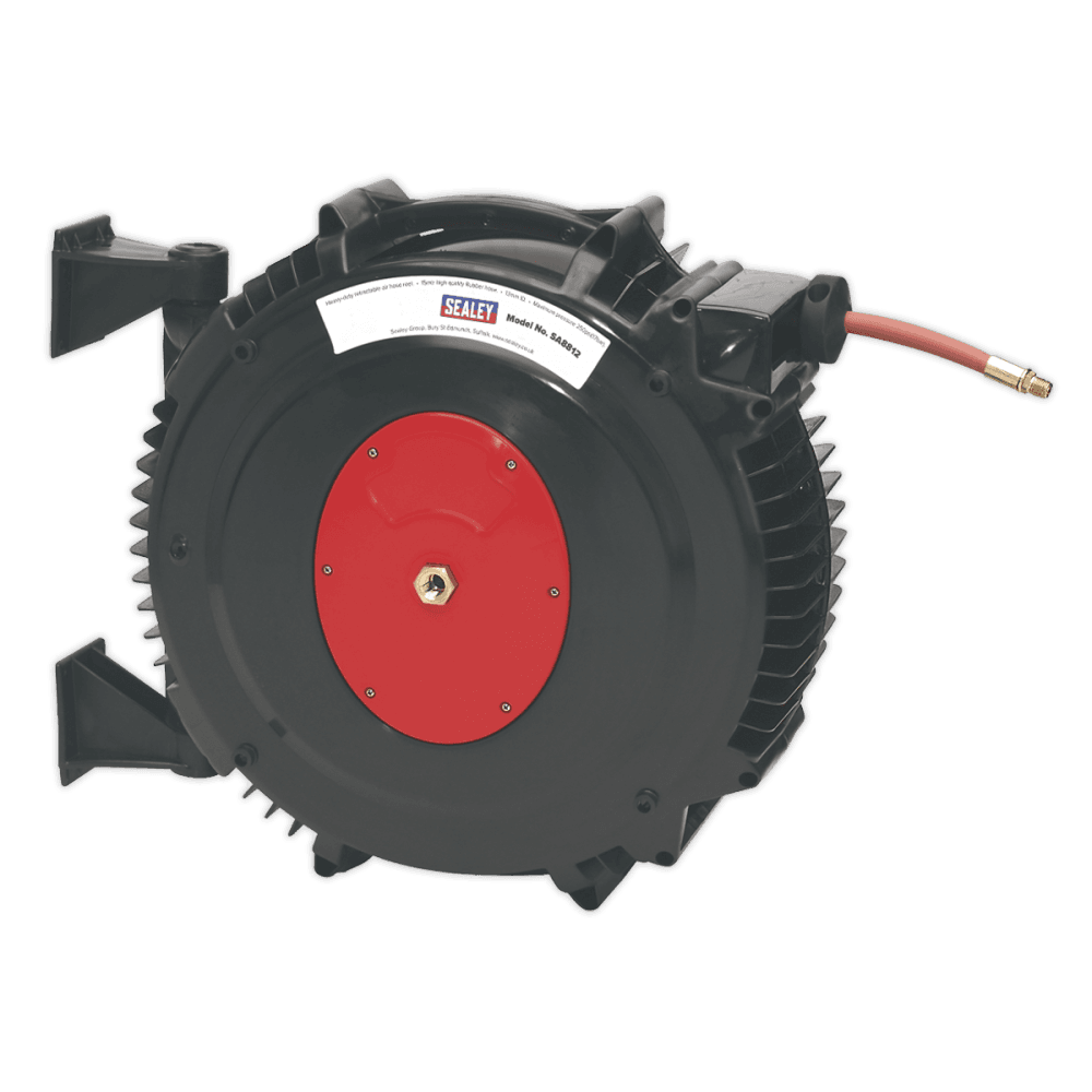 Sealey Retractable Air Hose Reel 15mtr 13mm ID TPR Hose Model No-SA8812