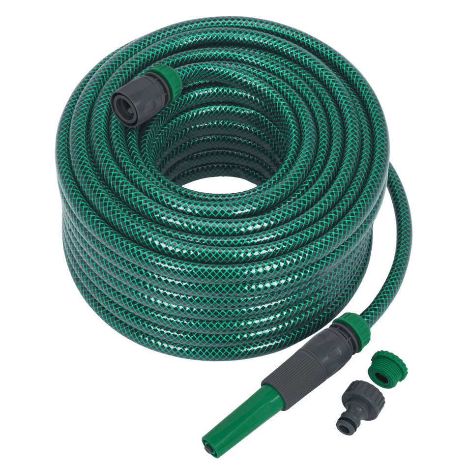 Sealey Water Hose 30mtr with Fittings Model No-GH30R