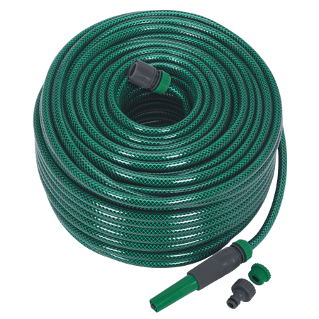 Sealey Water Hose 80mtr with Fittings Model No-GH80R