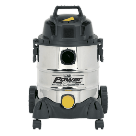 Sealey Vacuum Cleaner Industrial Wet & Dry 20ltr 1250W/110V Stainless Bin Model No-PC200SD110V