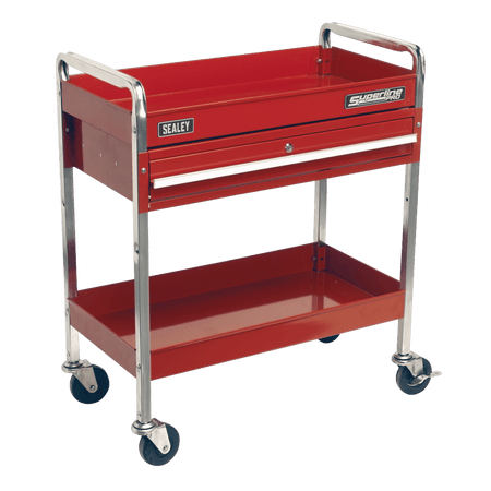 Sealey Trolley 2-Level Heavy-Duty with Lockable Drawer Model No-CX101D