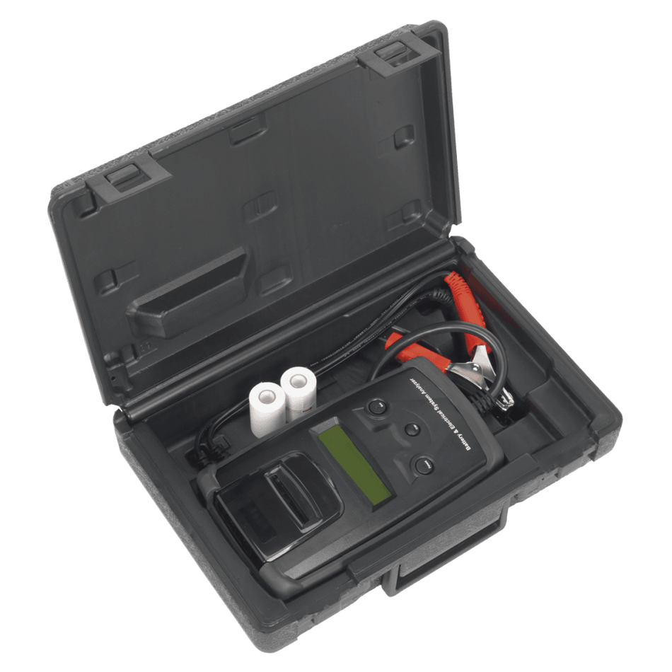 Sealey Digital Battery & Alternator Tester with Printer Model No-BT2003