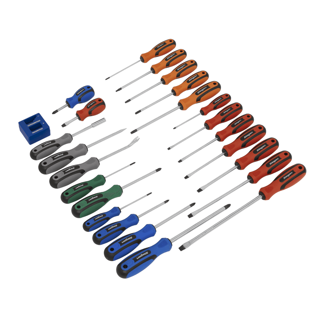 Sealey Soft Grip Screwdriver Set 24pc Model No-S0617