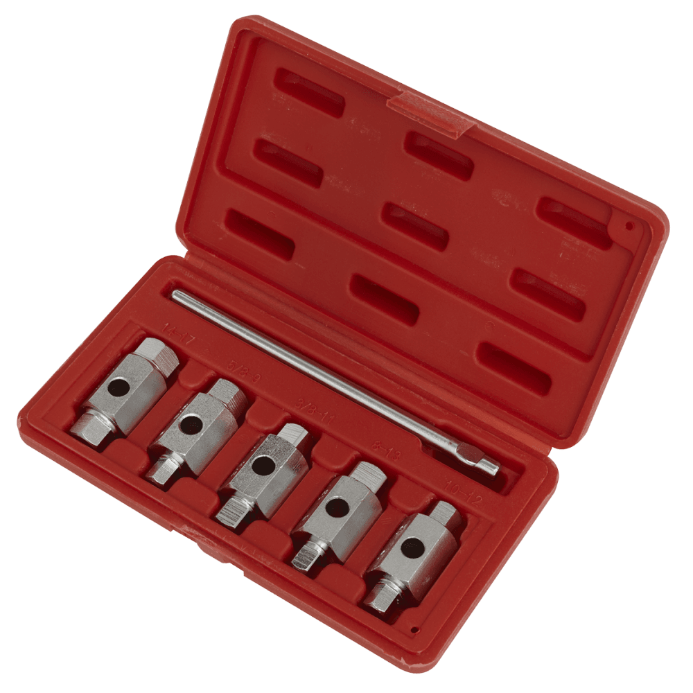 Sealey Drain Key Set 6pc Double End Model No-AK659