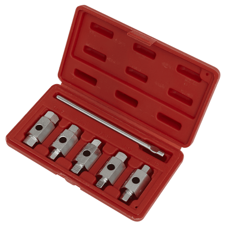 Sealey Drain Key Set 6pc Double End Model No-AK659