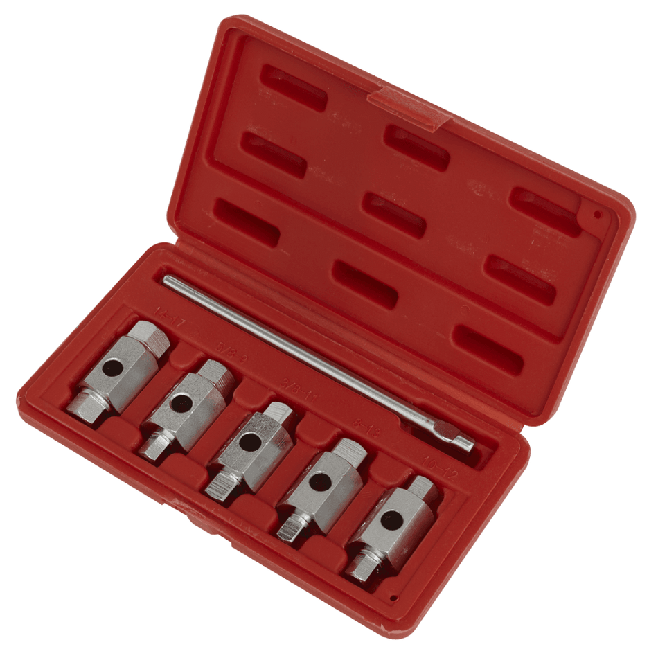 Sealey Drain Key Set 6pc Double End Model No-AK659
