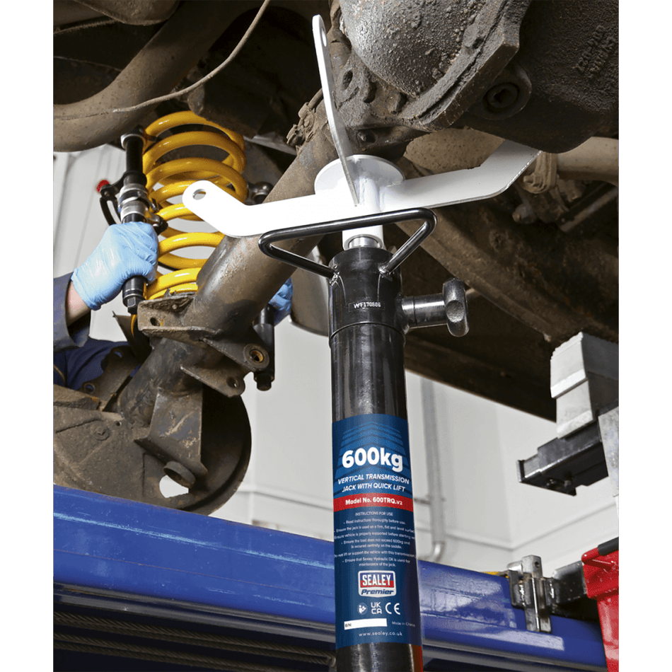 Sealey Transmission Jack 0.6tonne Vertical Quick Lift Model No-600TRQ