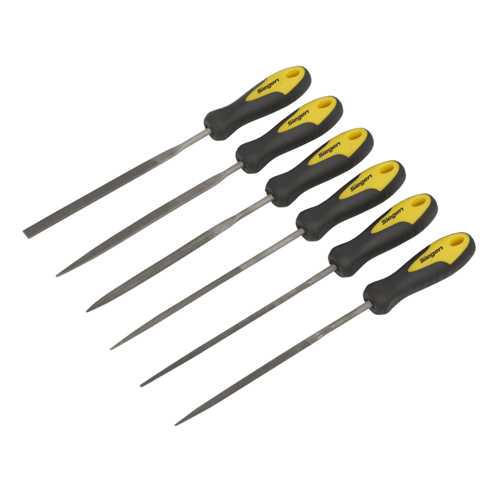 Sealey Needle File Set 6pc 100mm Model No-S0628