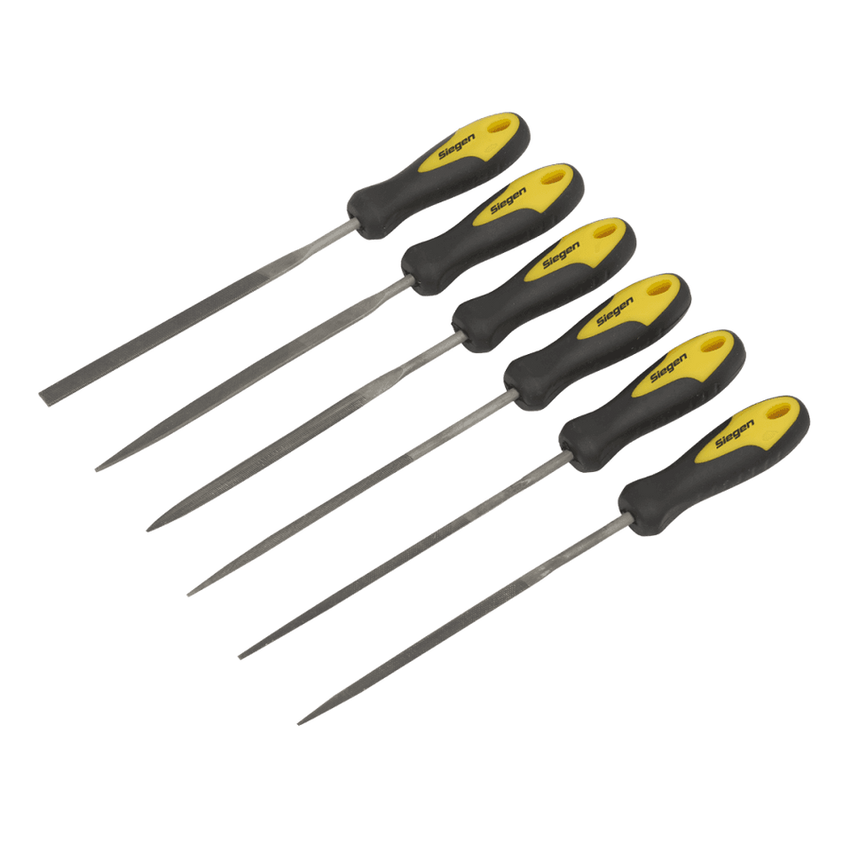 Sealey Needle File Set 6pc 100mm Model No-S0628