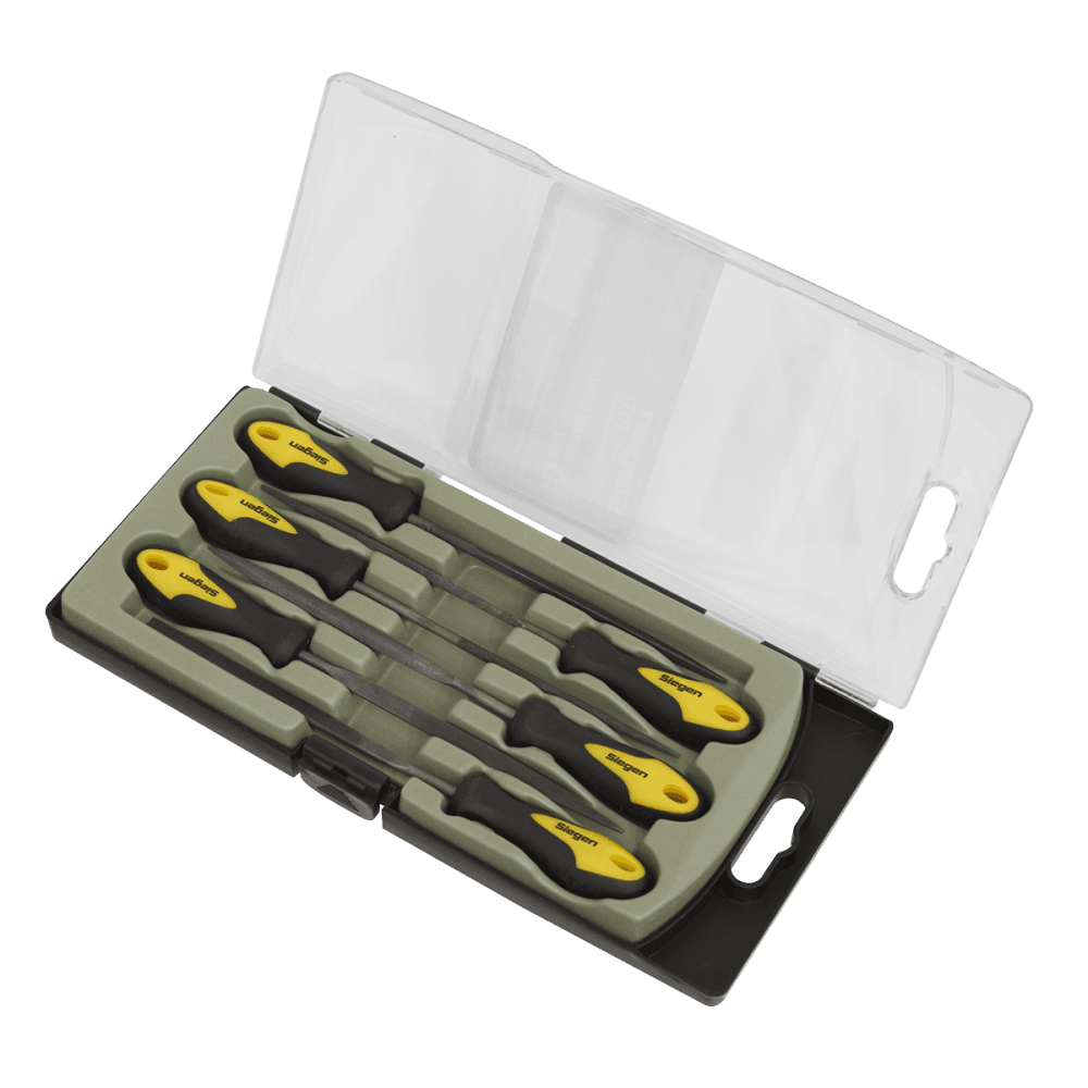 Sealey Needle File Set 6pc 100mm Model No-S0628